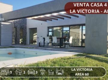 Casa de 4 ambientes, Brandsen · Venta Casa 4 Amb con Pileta Barrio Cerrado Área 60, La Victoria, Ruta 2 Km 64,5