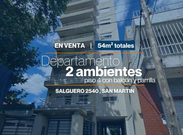 Departamento de 2 ambientes, General San Martín · Amplio 2 Ambientes en San Martin Centro con Balcón y Parrilla