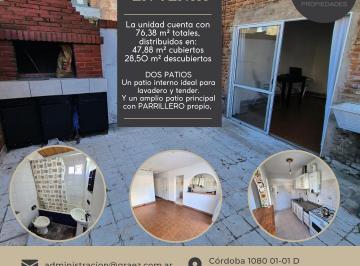 Departamento de 6 ambientes, Rosario · Departamento 2 Dorm., Patio con Parrillero Propio