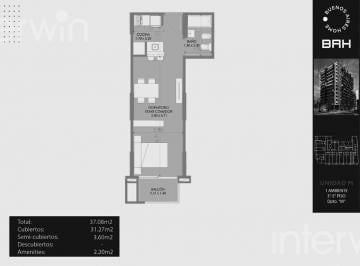 plano unidad 3M · Departamento - Almagro