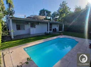 Casa · 144m² · 6 Ambientes · 3 Cocheras · Casa Venta Tres Dorm. Jardin Piscina Logaritmo Ibarlucea Rosario