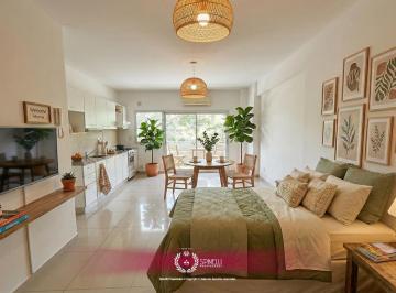 Departamento · 38m² · 1 Ambiente · Alquiler Monoambiente 39 m² Nuevo con Balcón Al Frente con Aa Muy Luminoso en Flores Norte