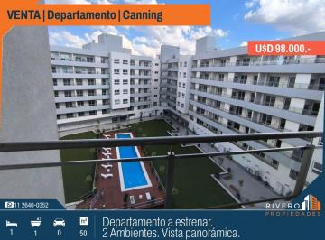 Departamento de 1 ambiente, Esteban Echeverría · Departamento en Venta en Canning Center 2 Ambientes a Estrenar