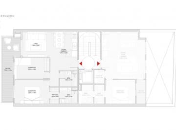 Departamento · 62m² · 3 Ambientes · Venta - Departamento - Tres Ambientes - Categoria - Naon