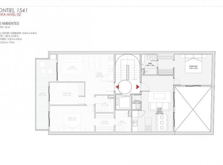 Venta - Departamento - Tres Ambientes - Balcon - Vestidor - Suite