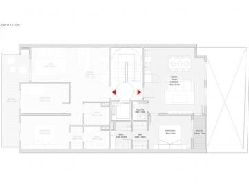 Departamento · 51m² · 2 Ambientes · Venta - Departamento - Dos Ambientes - Categoria - Naon