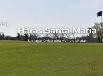 Terreno · 921m² · Venta Oportunidad! Lote Haras Santa Marïa - Los Robles - con Proyecto Aprobado - Interno Esquina
