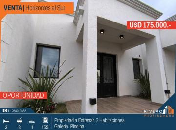 Casa de 4 ambientes, Presidente Perón · Venta Casa - 3 Habitaciones - Piscina - a Estrenar - Oportunidad Horizontes Al Sur