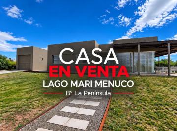 Casa · 134m² · 5 Ambientes · 1 Cochera · Casa en Venta en La Península, Lago Mari Menuco