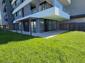 Departamento · 90m² · 3 Ambientes · 1 Cochera · Venta de Departamento 3 Ambientes en Pb con Jardin Propio Cochera y Baulera Nordelta