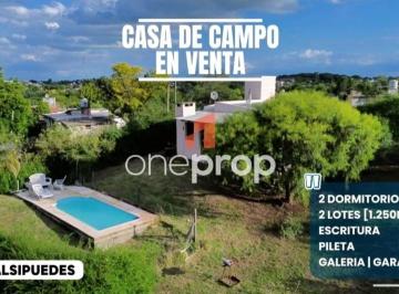 Casa de 4 ambientes, Salsipuedes · Buscas Tranquilidad, Seguridad y Cercania? Esta Esta La Casa Para Vos! con Todos Los Servicios!