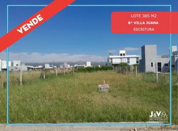 Terreno · 385m² · Vendo Lote 385 m² - B° Villa Juana - Alta Gracia