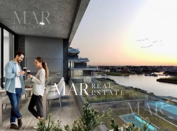 Departamento en Venta de 3 ambientes Nordelta · Departamento en Venta con Salida Al Río, 2 Dom en Suite con Terraza, Acqua Marinas, Nordelta