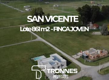 Terreno , San Vicente · Venta Lote 861 m² en Barrio Fincas Joven San Vicente - Excepcional Ubicación en El Barrio
