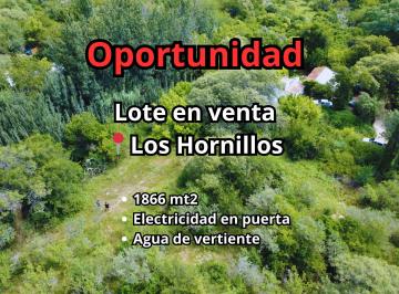 Terreno , Los Hornillos · Oportunidad Lote Plano 1866 m² Los Hornillos Traslasierra