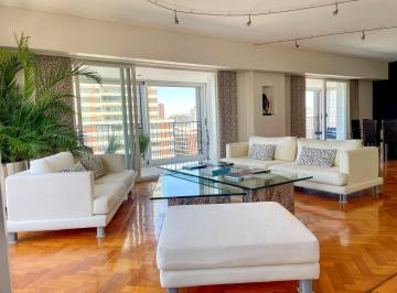 Departamento · 144m² · 4 Ambientes · 1 Cochera · Departamento en Piso 18 con Dos Dorm. Mas Escritorio, Dependencia de Servicio y Cochera