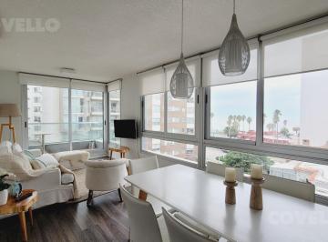 Departamento · 60m² · 3 Ambientes · 1 Cochera · Apartamento en Alquiler Totalmente Equipado, 2 Dorm. 2 Baños Casi Rambla/ Gge