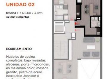 Oficina comercial · 36ha · Venta Oficina a Estrenar Al Frente Mendoza 2700