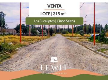 Terreno · 315m² · Venta Terreno 315 m² en Cinco Saltos Bº Los Eucaliptos