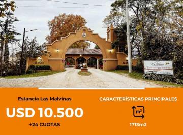 Terreno · 1713m² · Terreno en Venta - 1.713 m² - Estancia Las Malvinas, Coronel Brandsen [financiado]