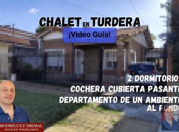 Casa · 265m² · 3 Ambientes · 3 Cocheras · Chalet con 2 Dorm. en Turdera - Apto Crédito
