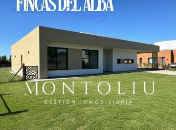 Casa · 206m² · 4 Ambientes · 6 Cocheras · Casa en Venta Fincas del Alba - Apta Crédito Hipotecario
