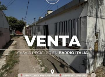 Casa · 1m² · 4 Ambientes · 1 Cochera · Casa a Reciclar en Barrio Italia - Ideal Para Inversion