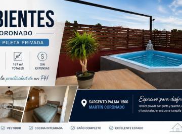 PH · 62m² · 3 Ambientes · 1 Cochera · PH 3 Ambientes en Venta Pileta Quincho Terraza en Martin Coronado