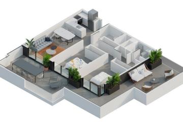 Departamento · 71m² · 3 Ambientes · Departamento de 3 Ambientes 2 Baños con Balcón Perimetral de 57 m² en Construcción Pozo