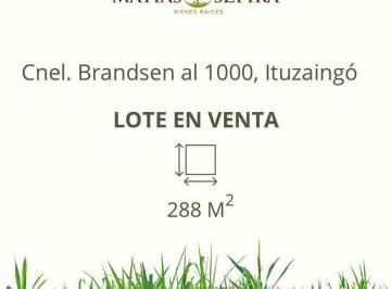 Terreno · 288m² · Venta de Lote en Ituzaingó