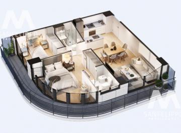 Departamento · 59m² · 3 Ambientes · 3 Ambientes en Venta en Moca 2