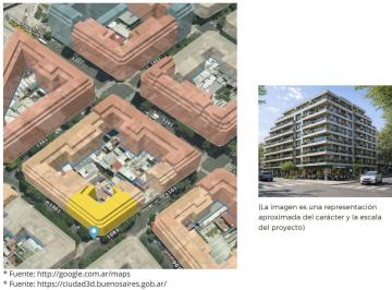 Terreno · 1217m² · Venta - 5 Lotes en Esquina - Villa Crespo - 8.800 m² Construibles
