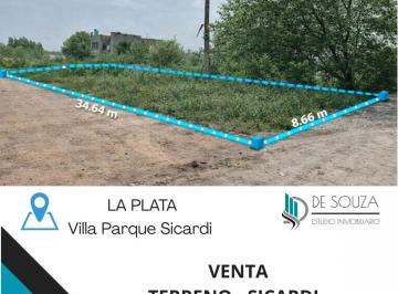 Terreno , La Plata · Oportunidad! Baja en Valor Terreno de 300 m² en Venta en Villa Parque Sicardi