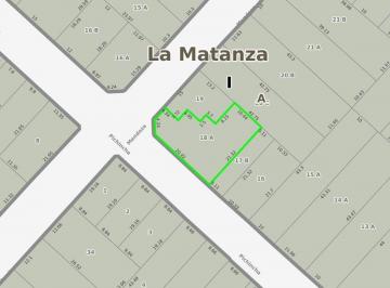 Terreno , La Matanza · Lote de 350 m² - Ideal Proyecto Inmobiliario - Zon: C1
