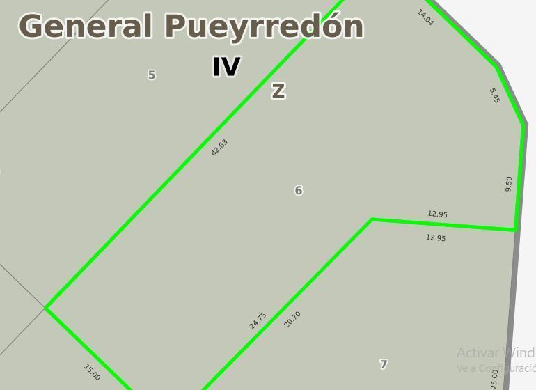 Lote de 735 m² en barrio Nuevo Golf