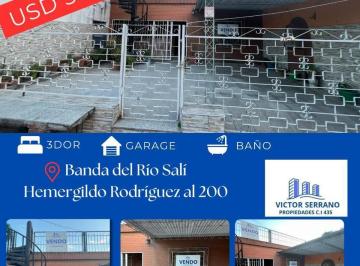 Casa · 352m² · 5 Ambientes · 1 Cochera · Casa en Banda del Rio Sali