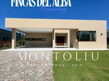 Casa · 211m² · 4 Ambientes · 6 Cocheras · Casa en Venta Fincas del Alba, Canning, Apta Credito Hipotecario