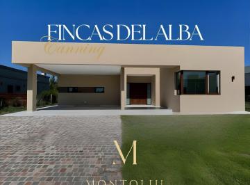 Casa · 211m² · 4 Ambientes · 6 Cocheras · Casa en Venta Fincas del Alba, Canning, Apta Credito Hipotecario