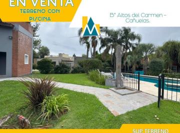 Terreno · 785m² · Lote en Venta Barrio "Altos del Carmen"