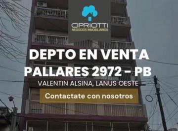 Departamento de 2 ambientes, Lanús · Departamento de 2 Ambientes en Venta