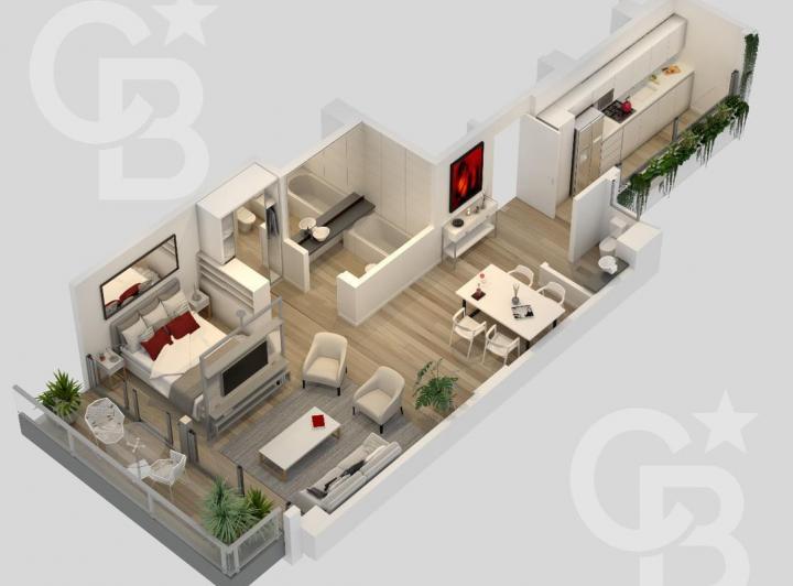 Departamento · 45m² · 2 Ambientes