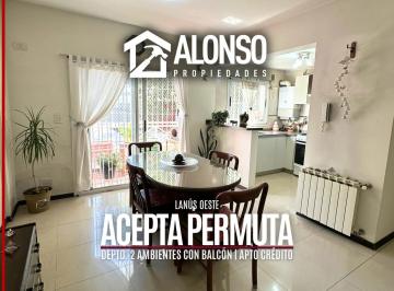 Departamento · 46m² · 2 Ambientes · Departamento 2 Ambientes con Balcón en Venta en Lanús