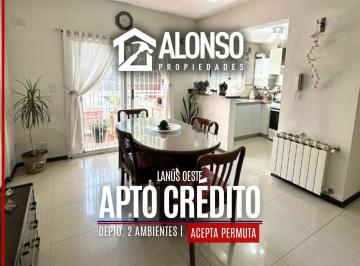 Departamento · 46m² · 2 Ambientes · Departamento 2 Ambientes con Balcón en Venta en Lanús
