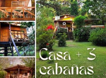 Quinta vacacional de 6 ambientes, Tigre · Increíble Complejo en El Delta: Casa + 3 Cabañas, Quincho, Muelle, Pileta y Más