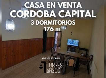 Casa de 5 ambientes, Córdoba · Casa en Venta en Talleres Oeste – 3 Dorm. | 176 m² Totales | Usd 49.000