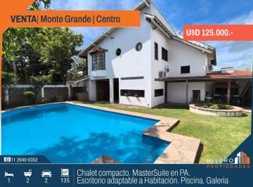 Casa de 3 ambientes, Esteban Echeverría · Venta Chalet Compacto Monte Grande Centro