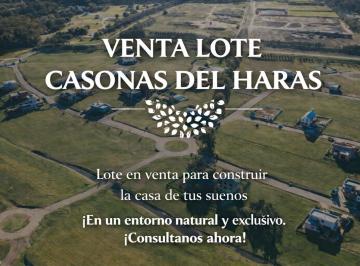 Terreno · 738m² · Venta Lote en Casonas del Haras