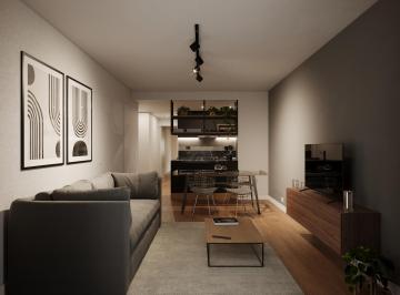 Departamento · 75m² · 3 Ambientes · Venta 2 Dorm. en Zona Centro, Rosario - en Construcción