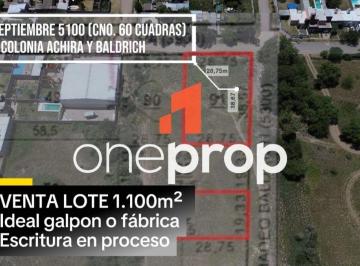 Terreno , Córdoba · Tu Nueva Empresa Te Esta Esperando! Lote 1.00 m en 60 Cuadras Bien Ubicado con Escritura!
