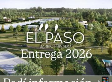 Terreno · 600m² · Venta de Lote de 600 m² Barrio Privado El Paso, en El Viso Pilar